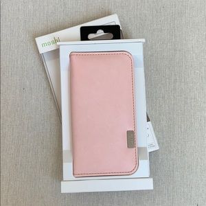 Moshi iPhone 7 Pink Wallet Case